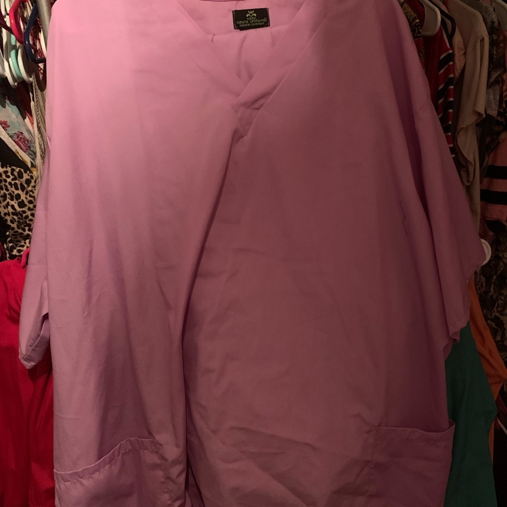 Natural scrubs size 5x lavender